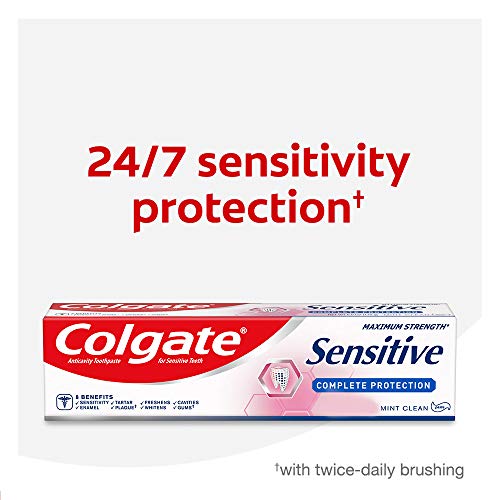 Colgate Sensitive Toothpaste, Complete Protection, Mint - 6 ounce...