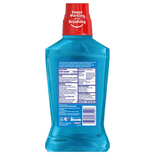 Colgate Total Pro-Shield Alcohol Free Mouthwash, Peppermint - 500...