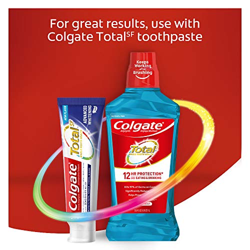 Colgate Total Pro-Shield Alcohol Free Mouthwash, Peppermint - 500...
