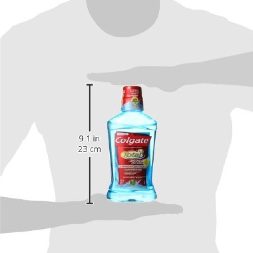 Colgate Total Pro-Shield Alcohol Free Mouthwash, Peppermint - 500...