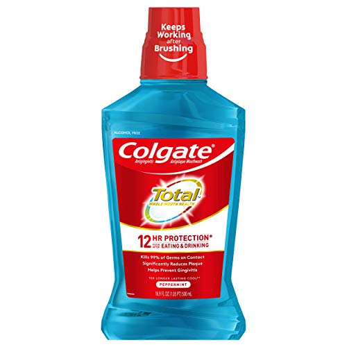Colgate Total Pro-Shield Alcohol Free Mouthwash, Peppermint - 500...