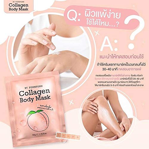 X2 Pack.Collagen Body mask Extra Whitening Helps Fade Scars • Red...