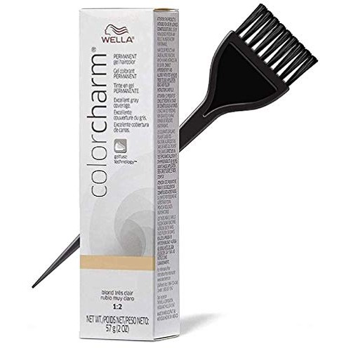 WeIla Color Charm GEL Permanent Haircolor w/Sleek Brush Hair Co...