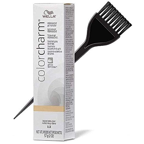 WeIla Color Charm GEL Permanent Haircolor w/Sleek Brush Hair Co...