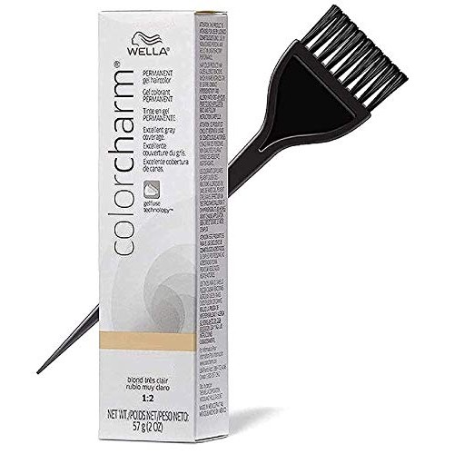 WeIla Color Charm GEL Permanent Haircolor w/Sleek Brush Hair Co...
