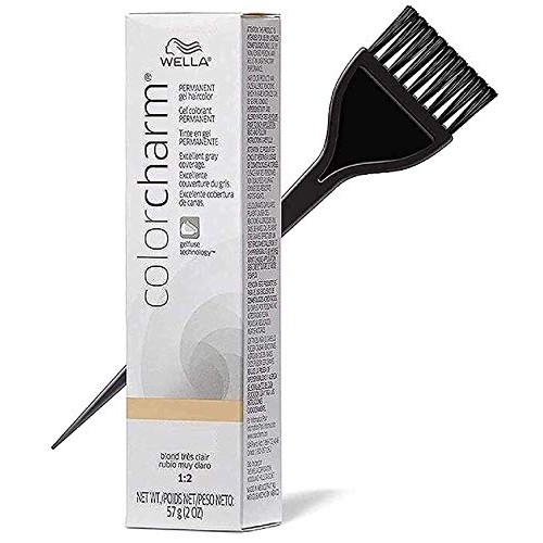 WeIla Color Charm GEL Permanent Haircolor w/Sleek Brush Hair Co...