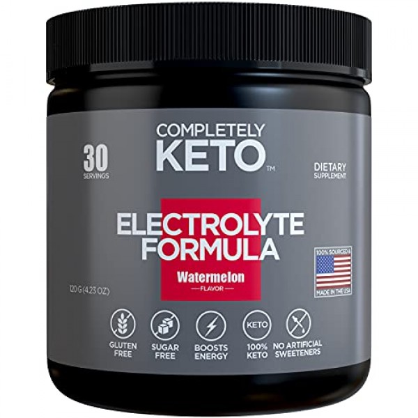 Completely Keto Electrolytes – Electrolyte Powder for Weight Loss...