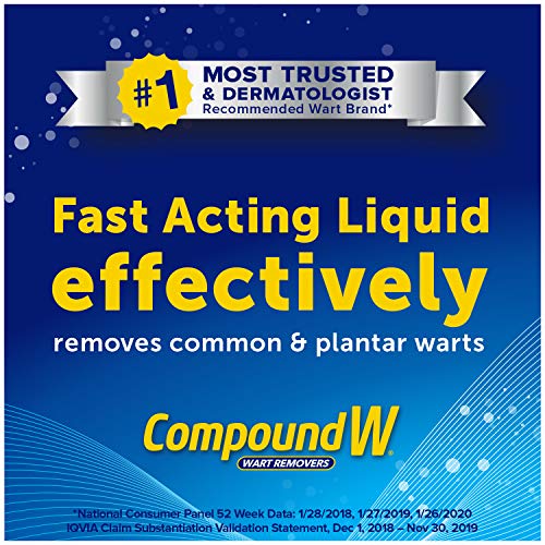 Compound W Maximum Strength Fast Acting Liquid Wart Remover, 0.31...