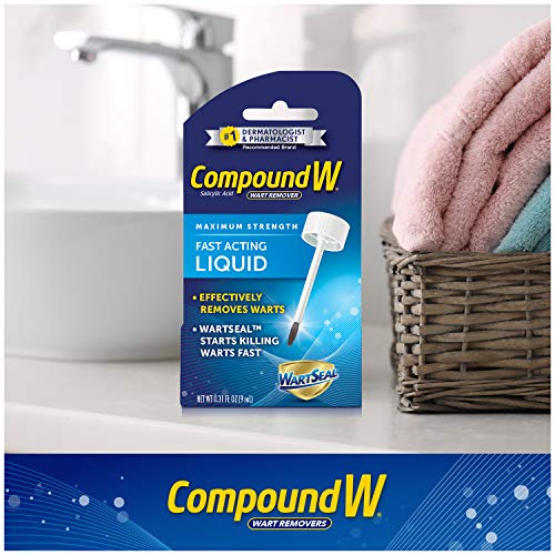 Compound W Maximum Strength Fast Acting Liquid Wart Remover, 0.31...