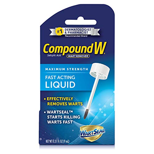 Compound W Maximum Strength Fast Acting Liquid Wart Remover, 0.31...