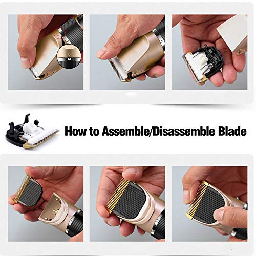 Comsmart Dog Clippers, Upgraded Dog Grooming Clippers Dog Hair Tr...