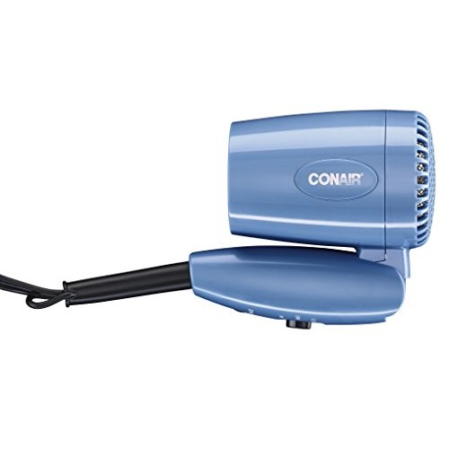 Conair 1600 Watt Compact Hair Dryer with Folding Handle, Dual Vol...