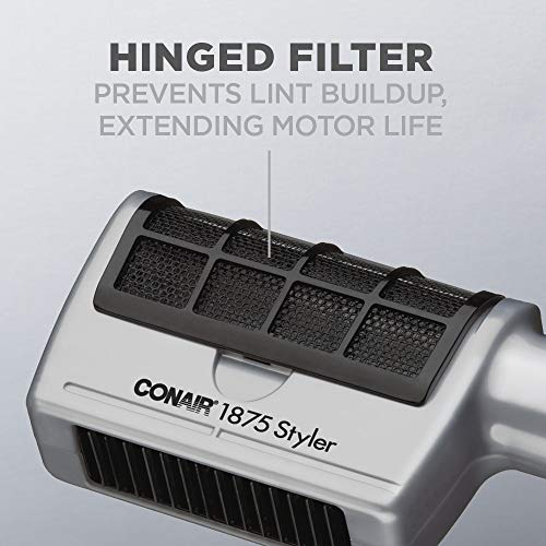 Conair 1875 Watt 3-in-1 Styling Hair Dryer with Ionic Technology ...