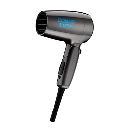 Conair 1875 Watt Compact Dual Voltage Travel Hair Dryer with Fold...