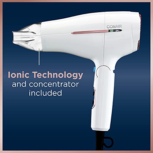 Conair 1875 Watt Worldwide Travel Hair Dryer with Smart Voltage T...