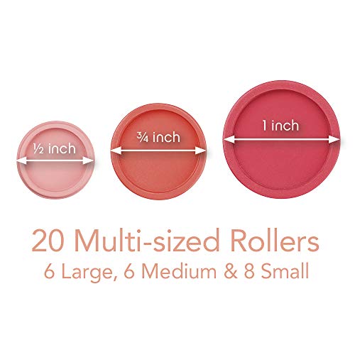 Conair Compact Multi-Size Hot Rollers, Coral