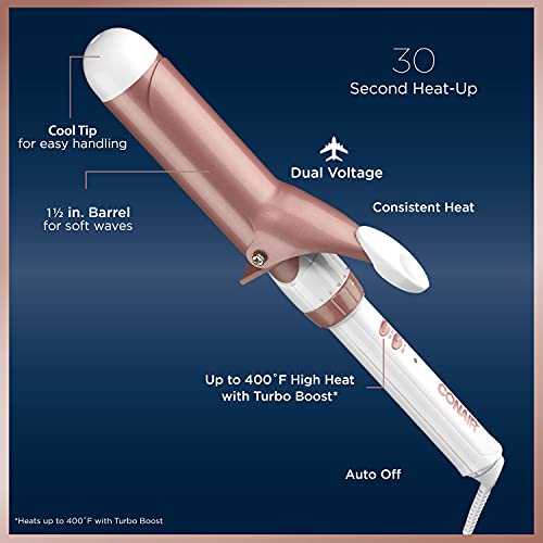 Conair Double Ceramic 1.5-Inch Curling Iron