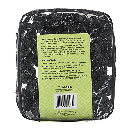 Conair Foam Rollers, Satin