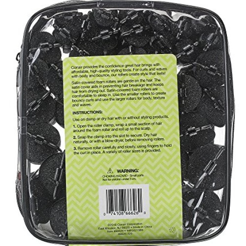 Conair Foam Rollers, Satin