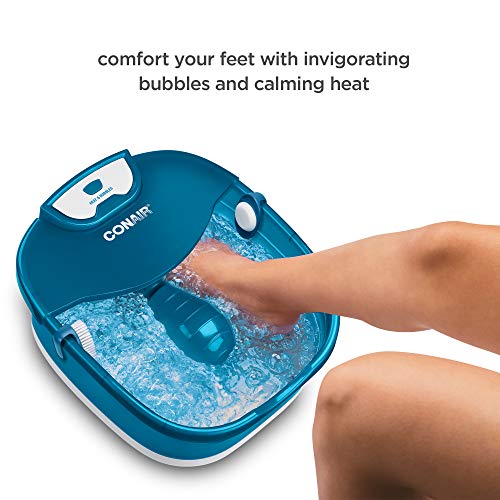 Conair Heat Sense Foot Pedicure Spa with Massaging Foot Rollers, ...