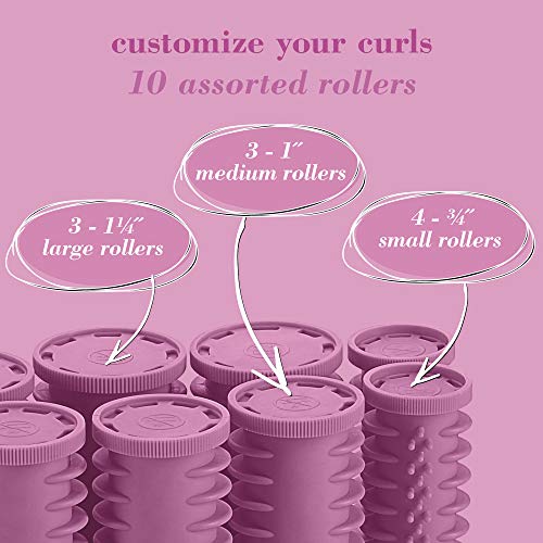 Conair Instant Heat Compact Hot Rollers, Perfect for On-The-Go St...