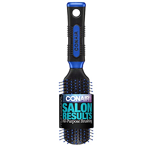 Conair Pro Hair Brush with Nylon Bristle, All-Purpose, Colors May...