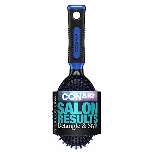 Conair Pro Hair Brush with Nylon Bristles, Oval Cushion