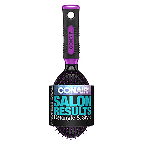 Conair Pro Hair Brush with Nylon Bristles, Oval Cushion