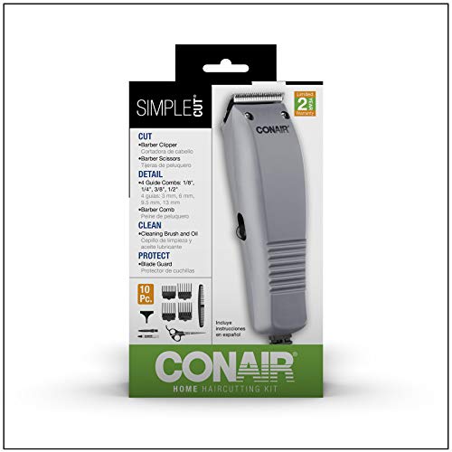 Conair Simple Cut 10-piece Home Haircut Kit