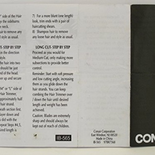 Conair Styling Essentials Trim & Shape Hair Trimmer 1 ea