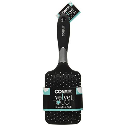 Conair Velvet Touch Paddle Brush Color may vary