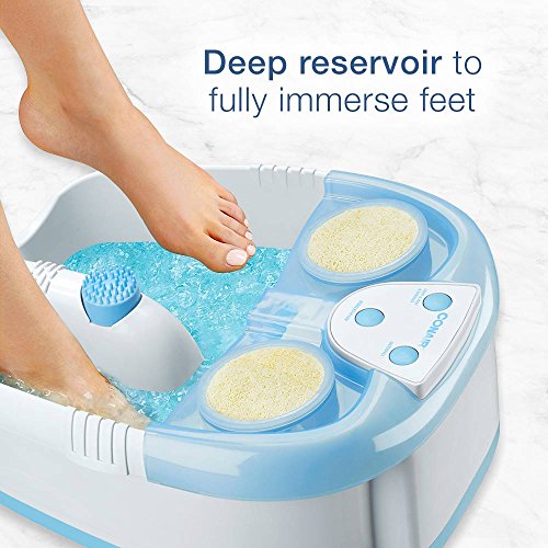 Conair Waterfall Foot Pedicure Spa with Lights, Bubbles, Massage ...