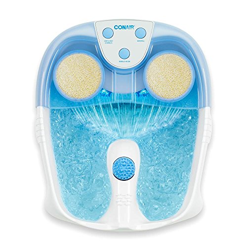 Conair Waterfall Foot Pedicure Spa with Lights, Bubbles, Massage ...