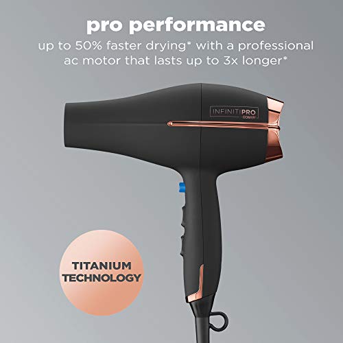 INFINITIPRO BY CONAIR 1875 Watt AC Motor Pro Hair Dryer with Cera...