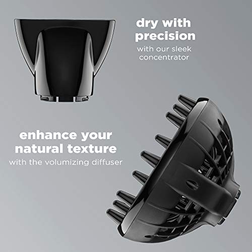 INFINITIPRO BY CONAIR 1875 Watt Texture Styling Hair Dryer for Na...