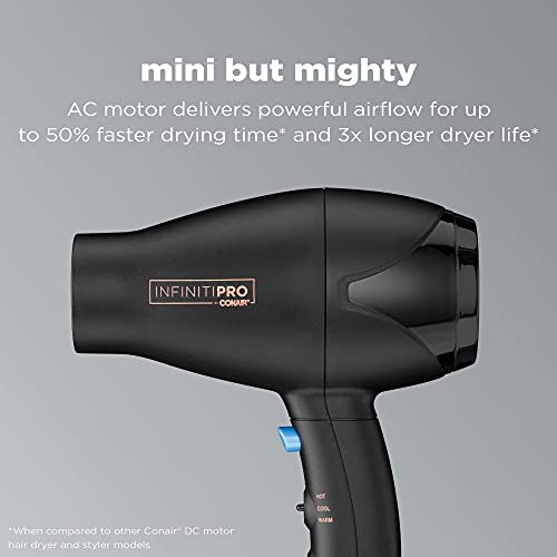 INFINITIPRO BY CONAIR Mighty Mini Compact Lightweight Professiona...