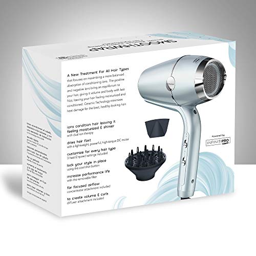 INFINITIPRO BY CONAIR SmoothWrap Hair Dryer for Less Frizz, More ...
