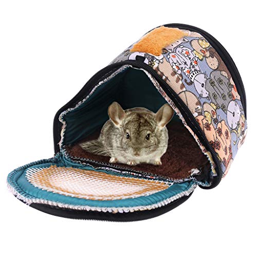 congchuaty Portable Hamster Carrier Small Pet Guinea Pig Travel P...