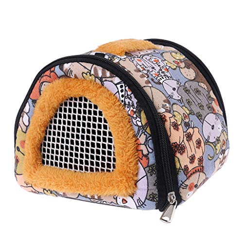congchuaty Portable Hamster Carrier Small Pet Guinea Pig Travel P...
