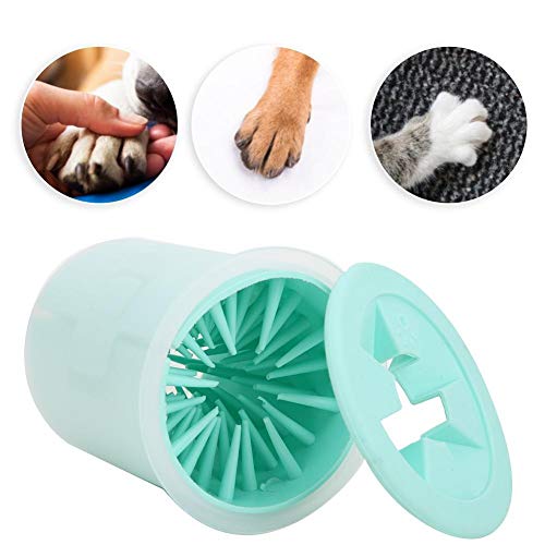 Conlense Portable Pet Foot Cleaner Soft Silicone Cup Dog Paw Cat ...