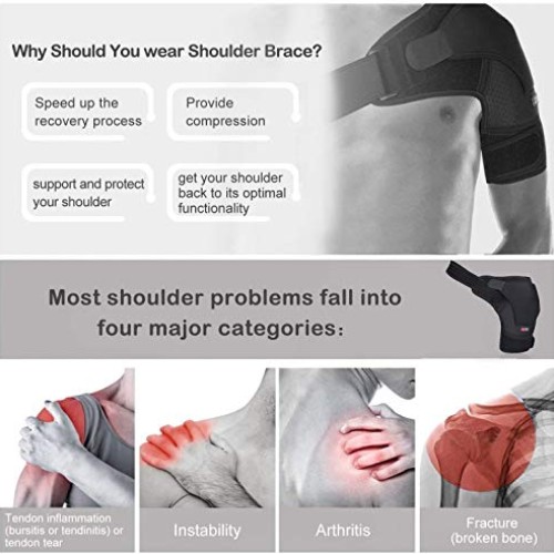 Shoulder Brace, for Men and Women for Torn Rotator Cuff Shoulder ...