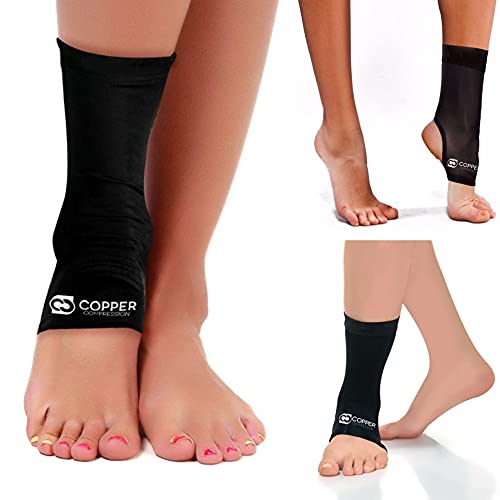 Copper Compression Recovery Ankle Sleeve - Guaranteed Highest Cop...