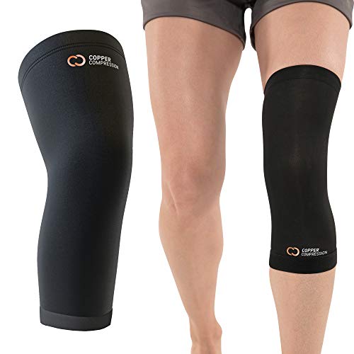 Copper Compression Recovery Knee Sleeve - Guaranteed Highest Copp...