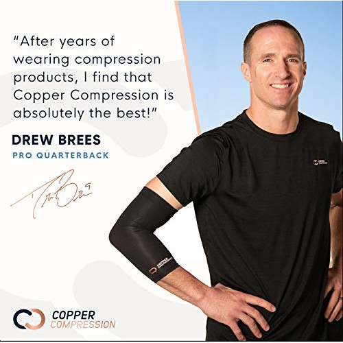 Copper Compression Recovery Knee Sleeve - Guaranteed Highest Copp...