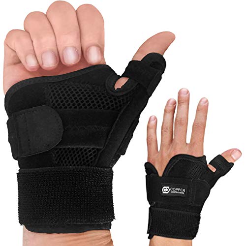 Copper Compression Recovery Thumb Brace - Guaranteed Highest Copp...