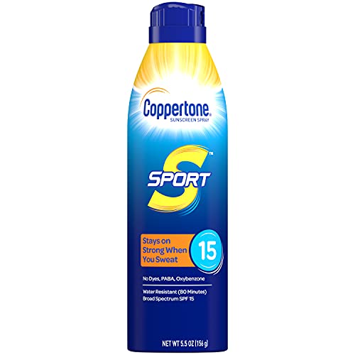 Coppertone SPORT Continuous Sunscreen Spray Broad Spectrum SPF 15...