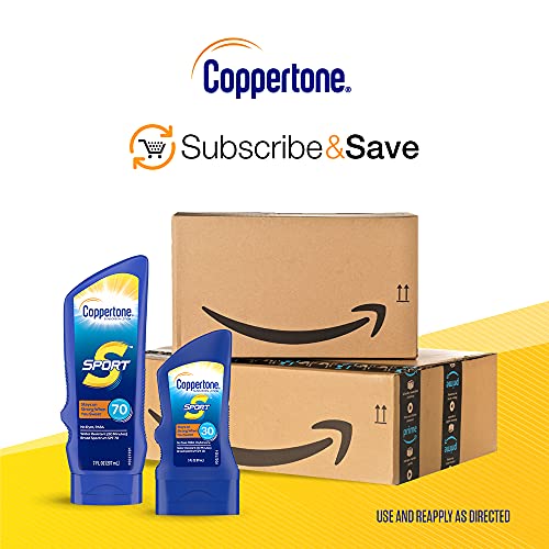 Coppertone SPORT SPF 30 Sunscreen Lotion, Sport Sunscreen, Water ...