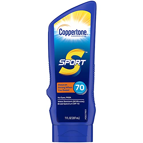 Coppertone SPORT Sunscreen Lotion Broad Spectrum SPF 70 7 Fluid ...