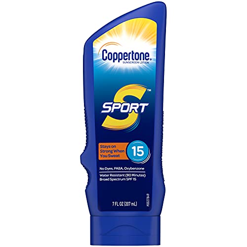 Coppertone SPORT Sunscreen Lotion Broad Spectrum SPF 15 7 Fluid ...