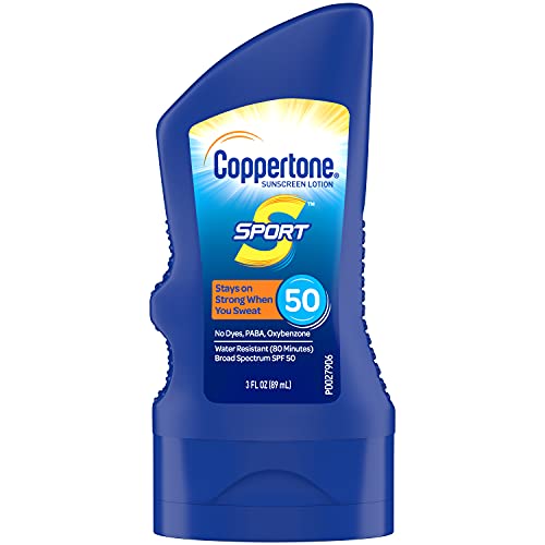 Coppertone SPORT Sunscreen Lotion Broad Spectrum SPF 50 3 Fluid ...